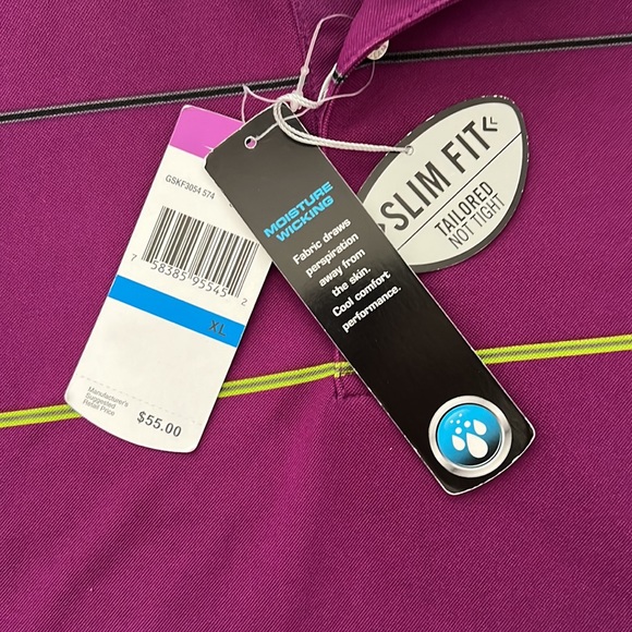 Men’s XL Grand Slam X Slim Fit Golf Polo - Picture 4 of 12